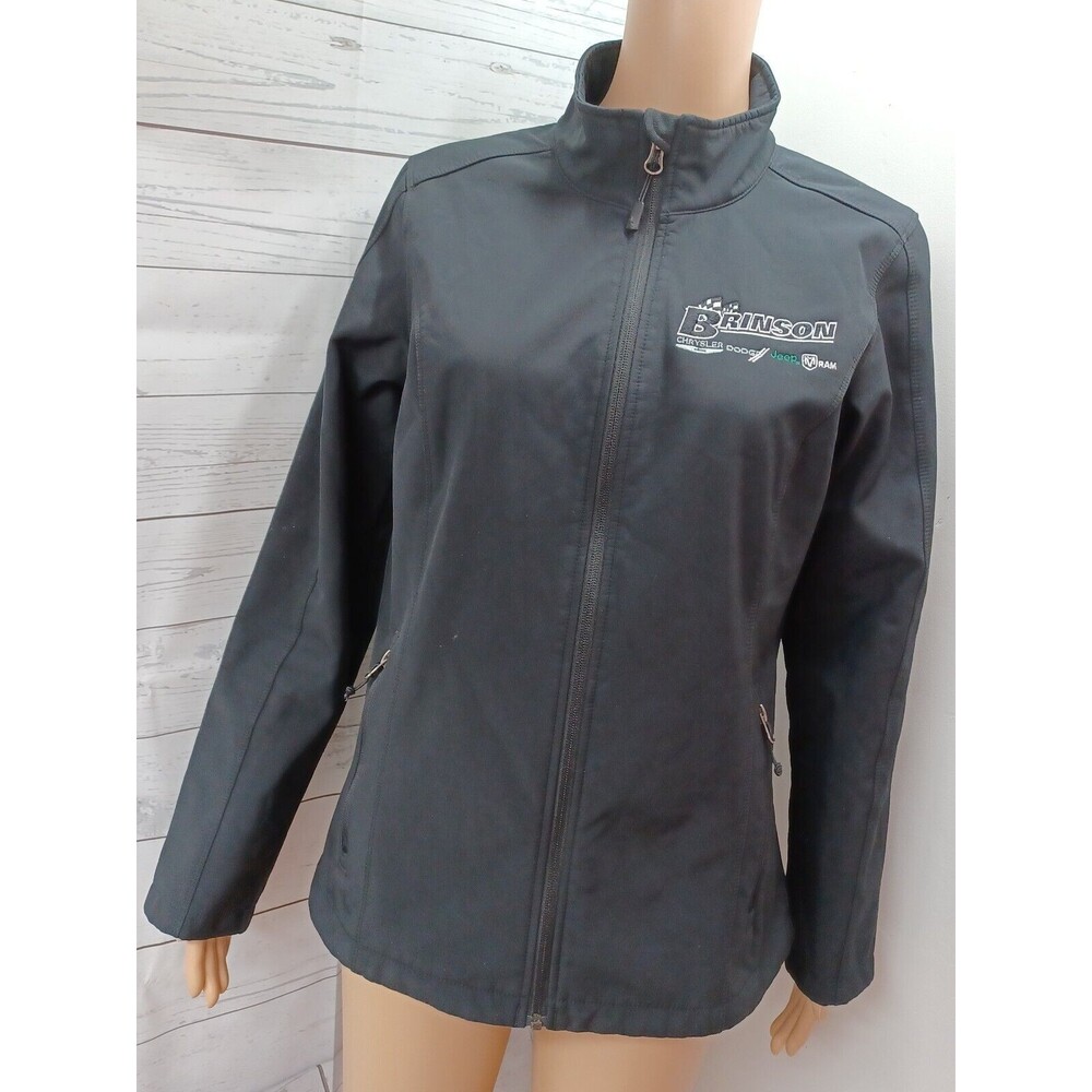 Brimson Chrysler Ram Jeep Dodge Fleece Lined Zip Up Jacket Size M